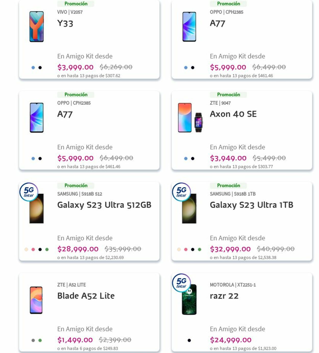 Catálogo Telcel 04.12.2023 - 13.12.2023