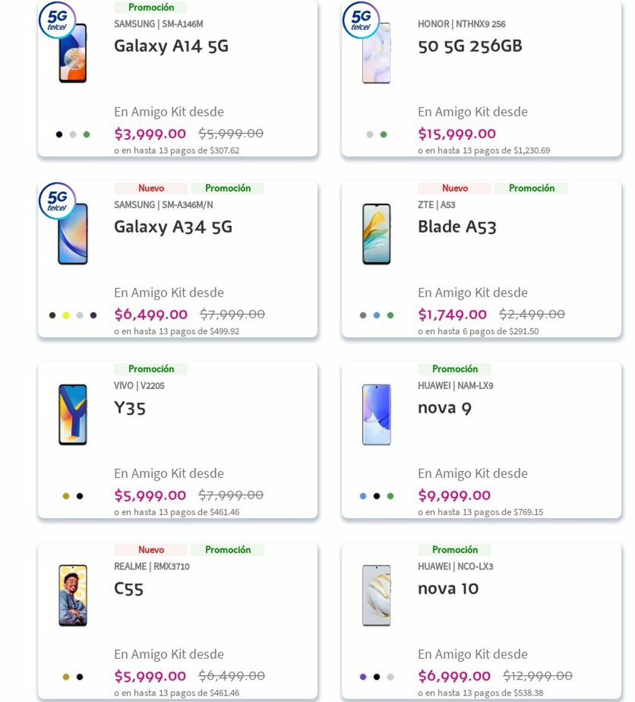 Catálogo Telcel 04.12.2023 - 13.12.2023