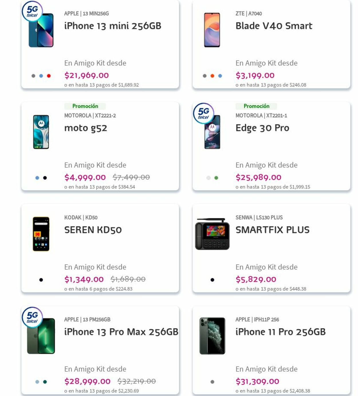 Catálogo Telcel 04.12.2023 - 13.12.2023