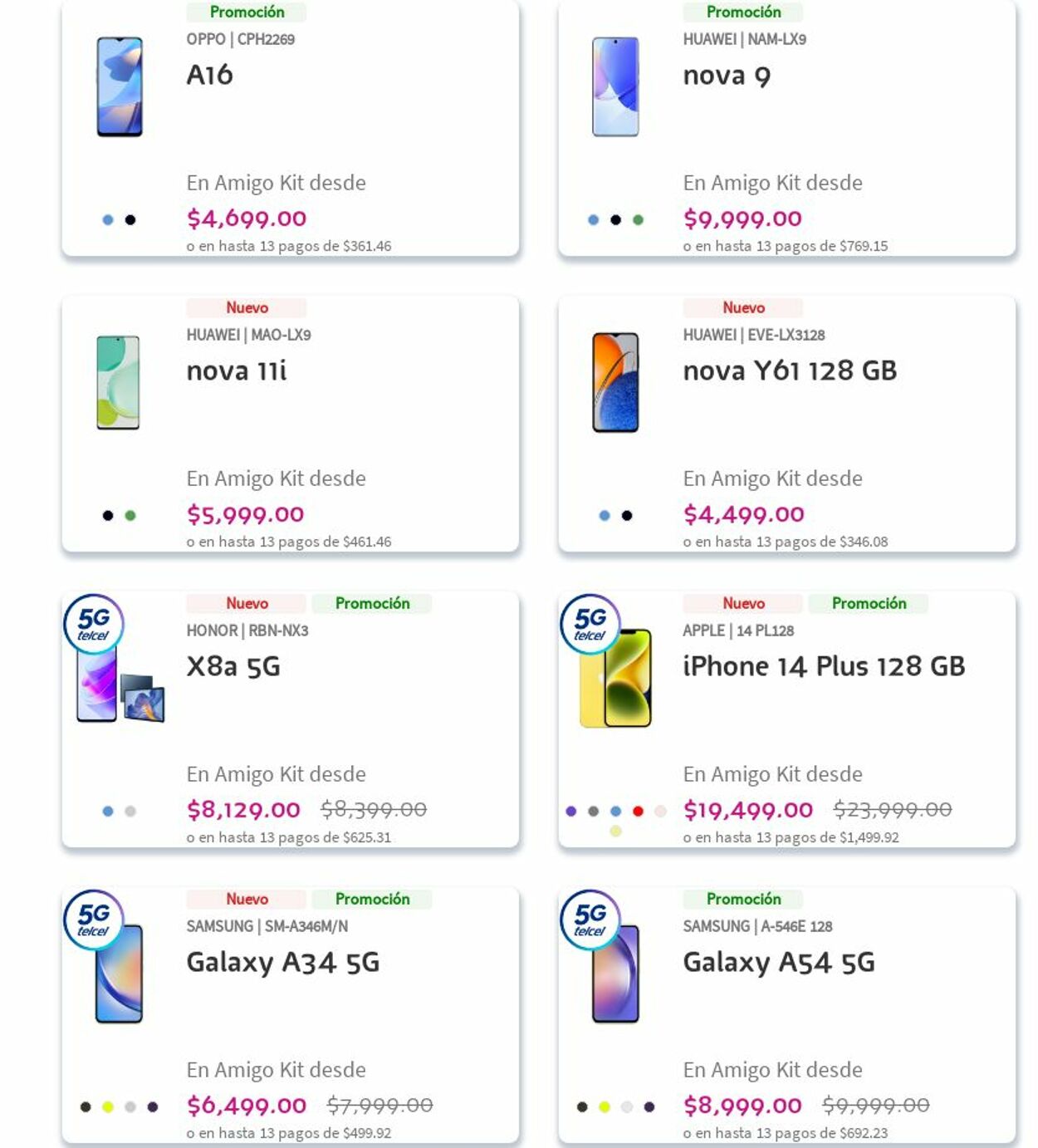 Catálogo Telcel 04.12.2023 - 13.12.2023