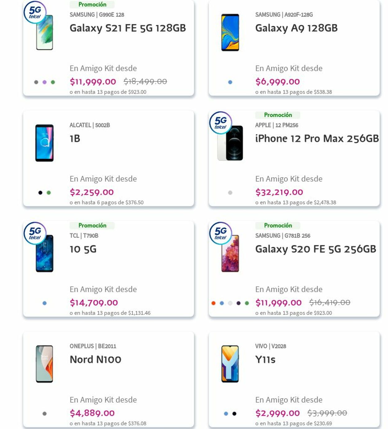 Catálogo Telcel 04.12.2023 - 13.12.2023