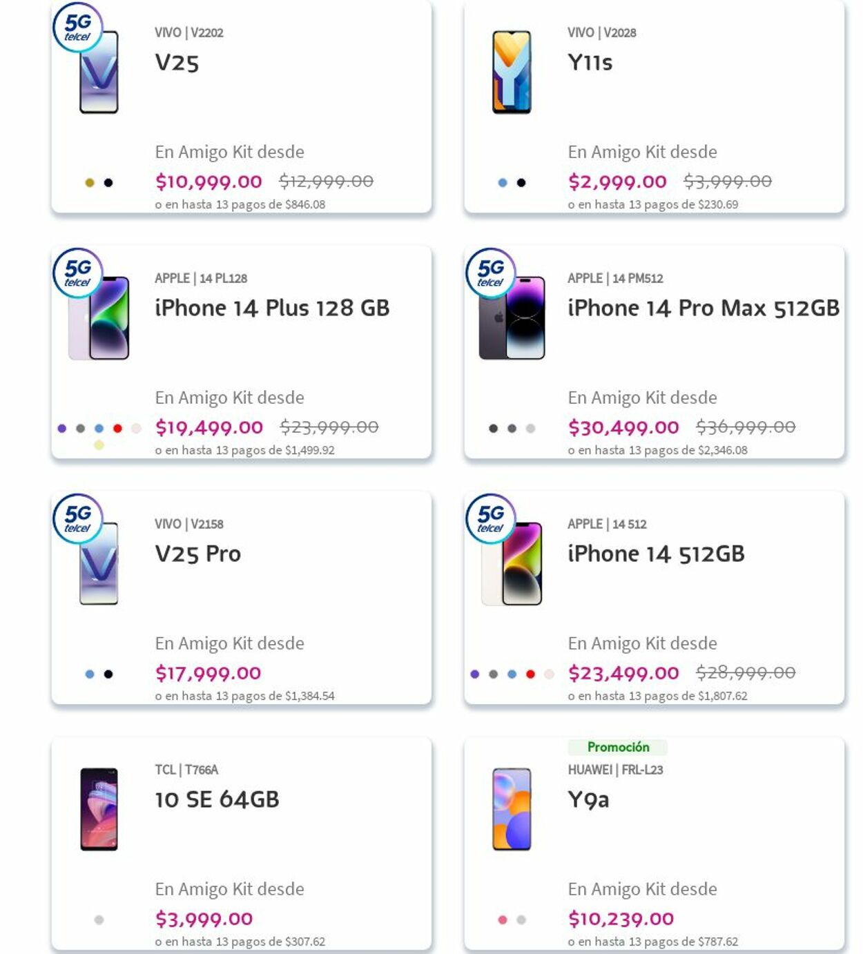 Catálogo Telcel 04.12.2023 - 13.12.2023