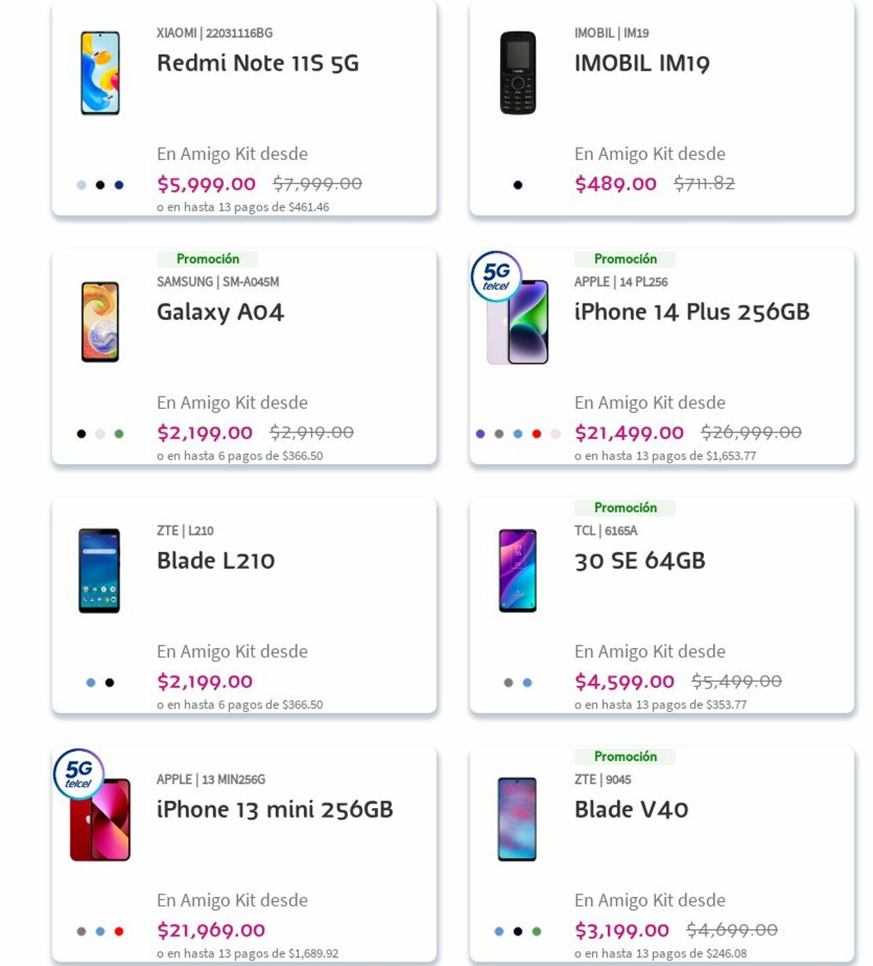 Catálogo Telcel 04.12.2023 - 13.12.2023