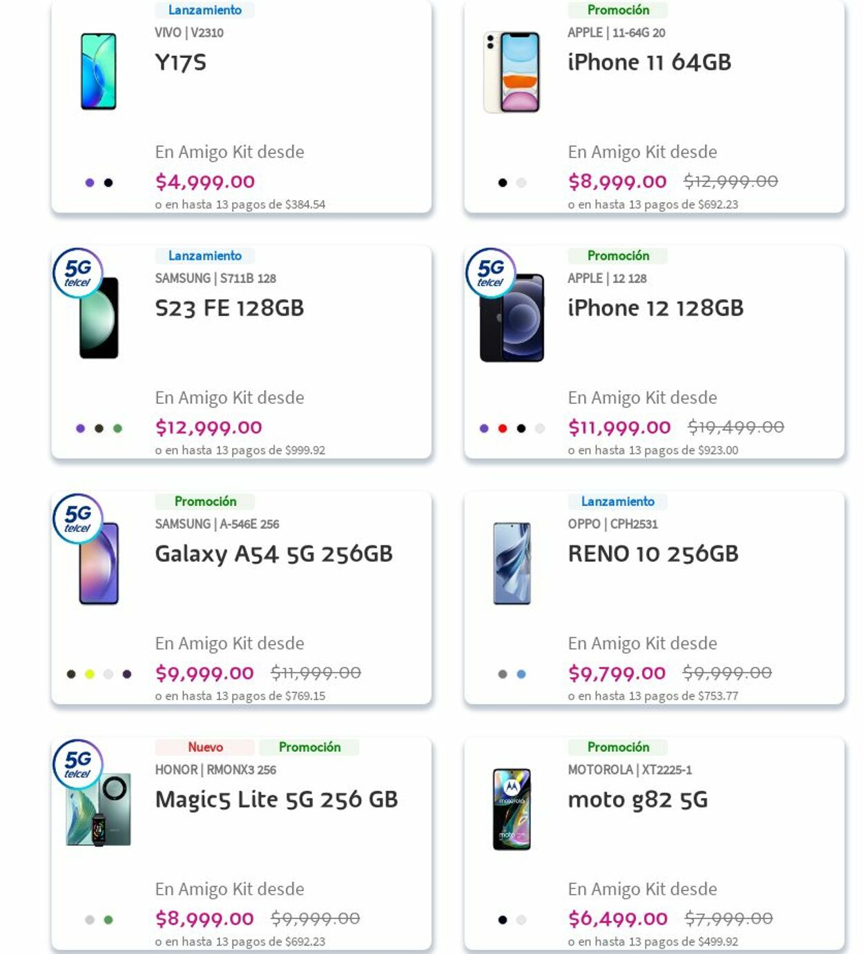 Catálogo Telcel 04.12.2023 - 13.12.2023