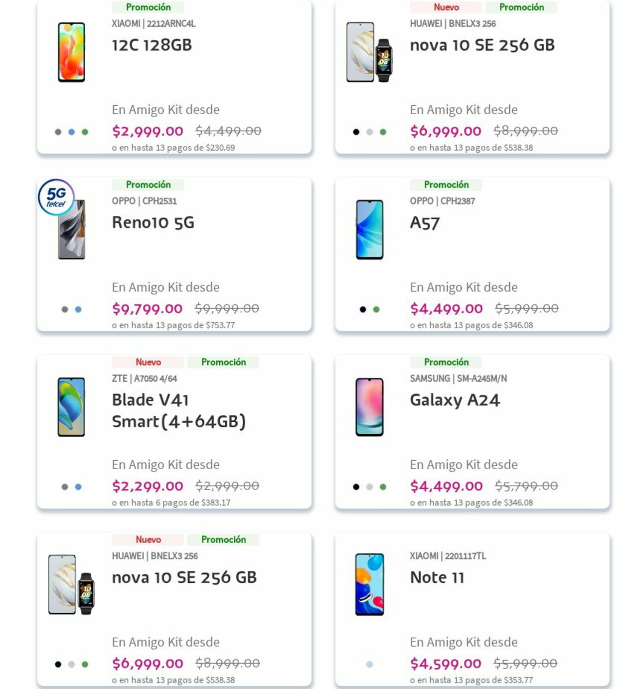 Catálogo Telcel 04.12.2023 - 13.12.2023