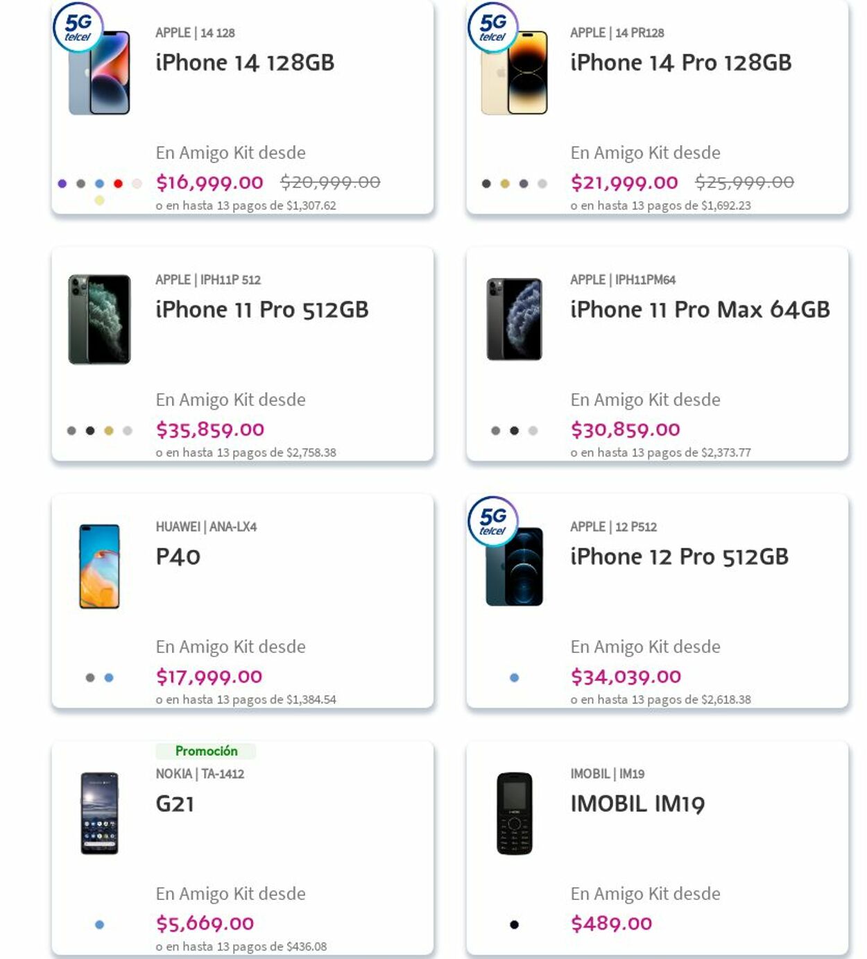 Catálogo Telcel 04.12.2023 - 13.12.2023