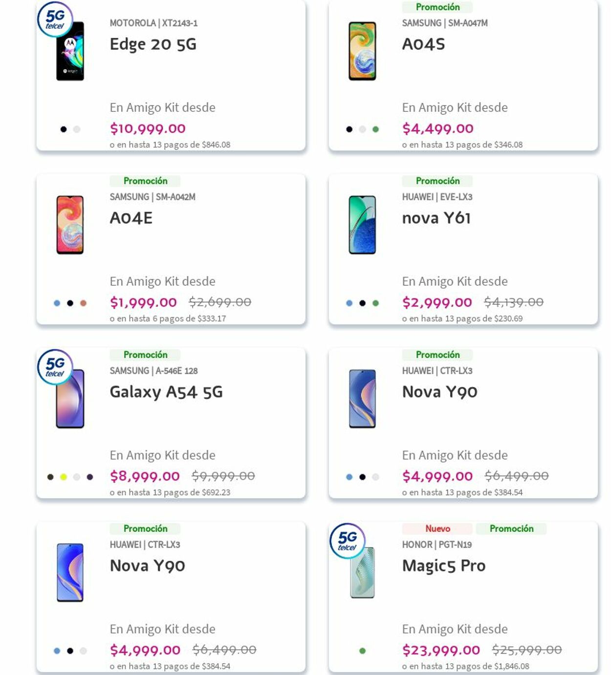 Catálogo Telcel 04.12.2023 - 13.12.2023