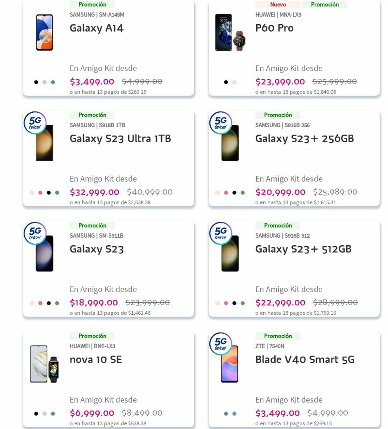 Catálogo Telcel 04.12.2023 - 13.12.2023