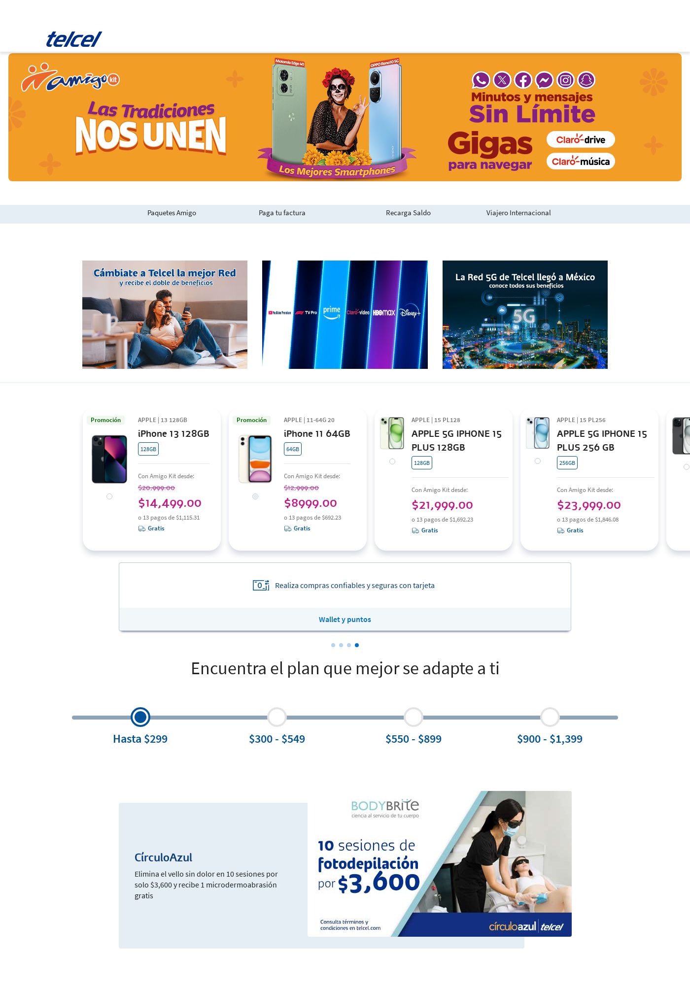 Catálogo Telcel 16.10.2023 - 25.10.2023