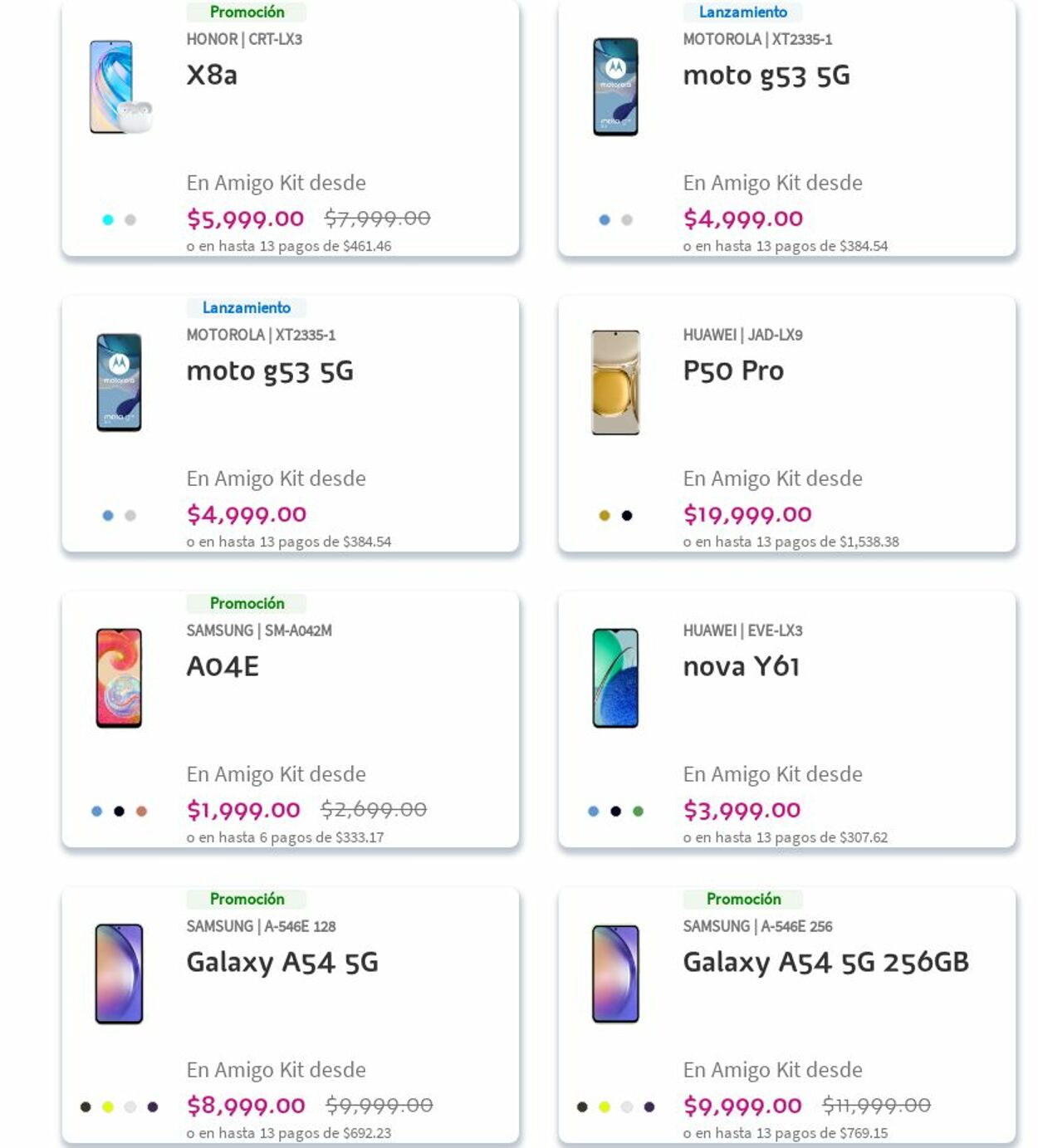 Catálogo Telcel 16.10.2023 - 25.10.2023