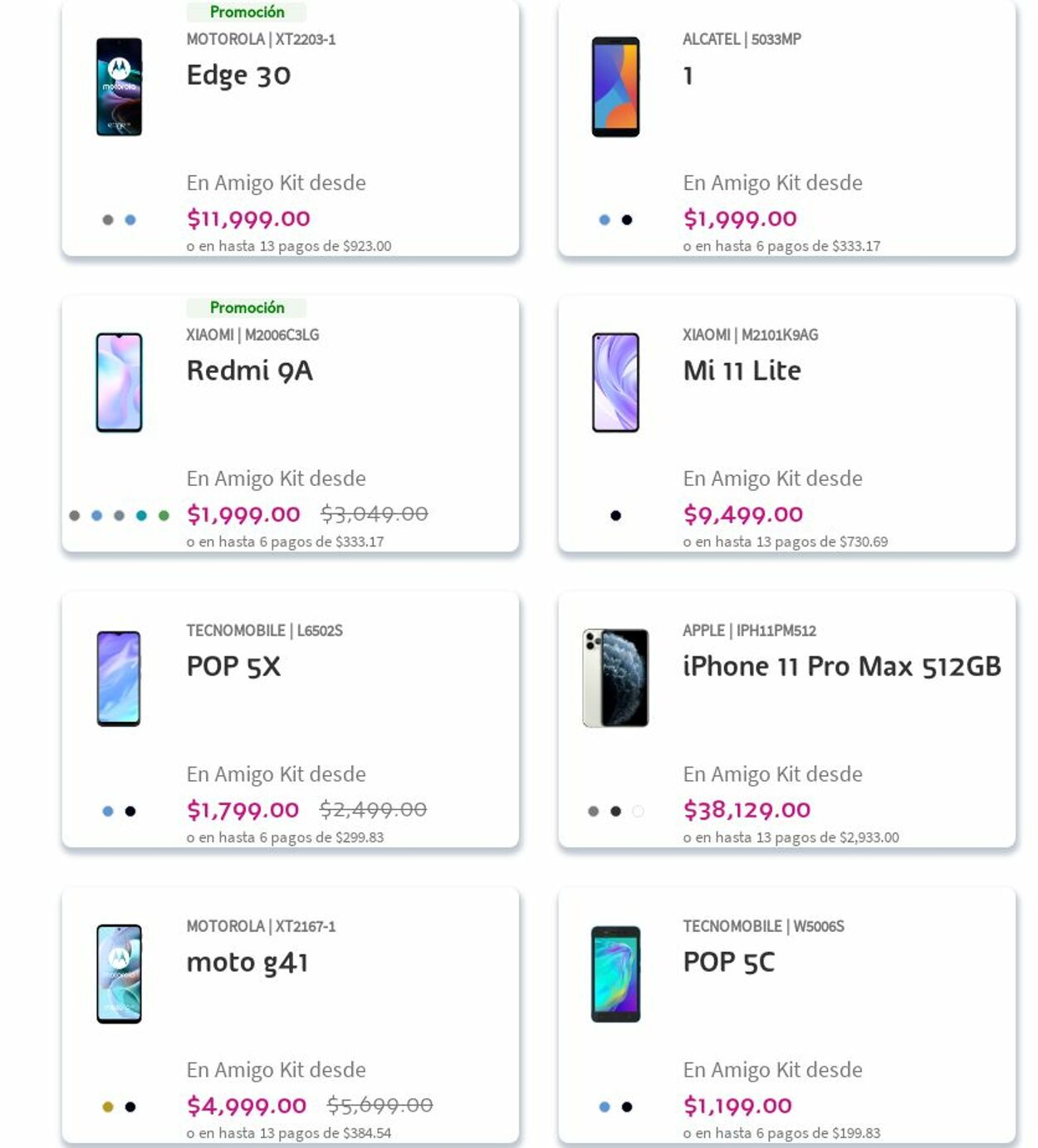 Catálogo Telcel 21.08.2023 - 30.08.2023