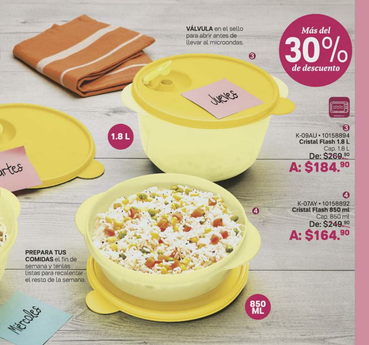 Cristal Flash Tupperware 1.8L 