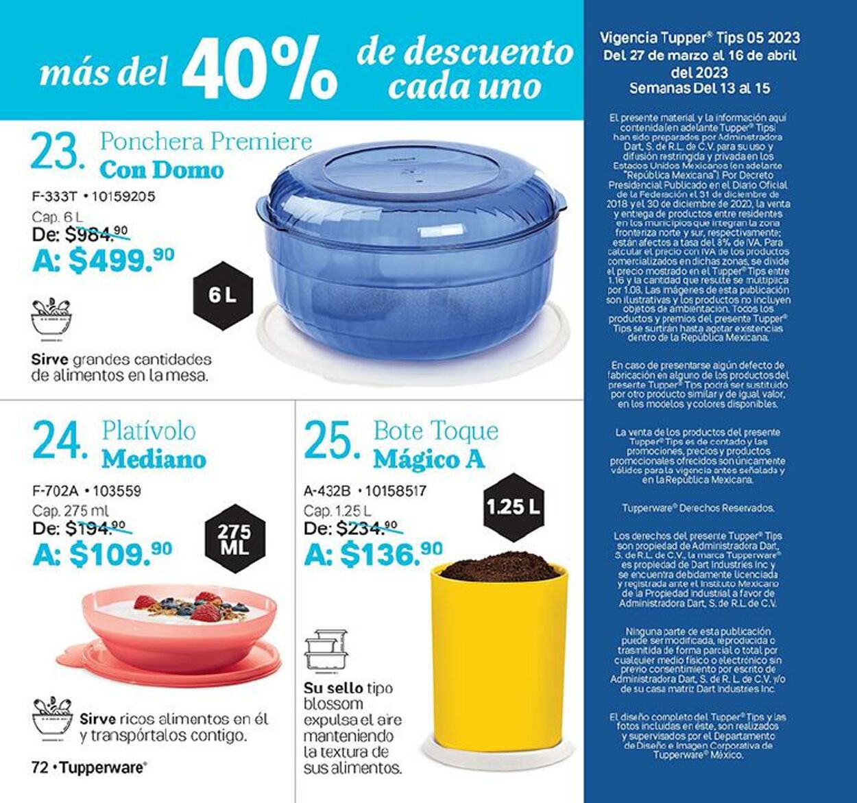 Catálogo Tupperware 27.03.2023 - 16.04.2023