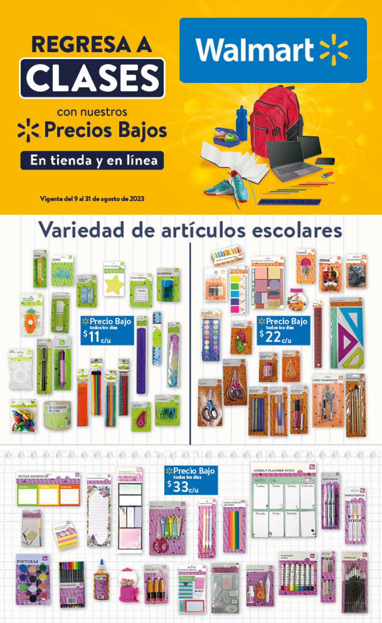 Catálogo Walmart 09.08.2023 - 31.08.2023