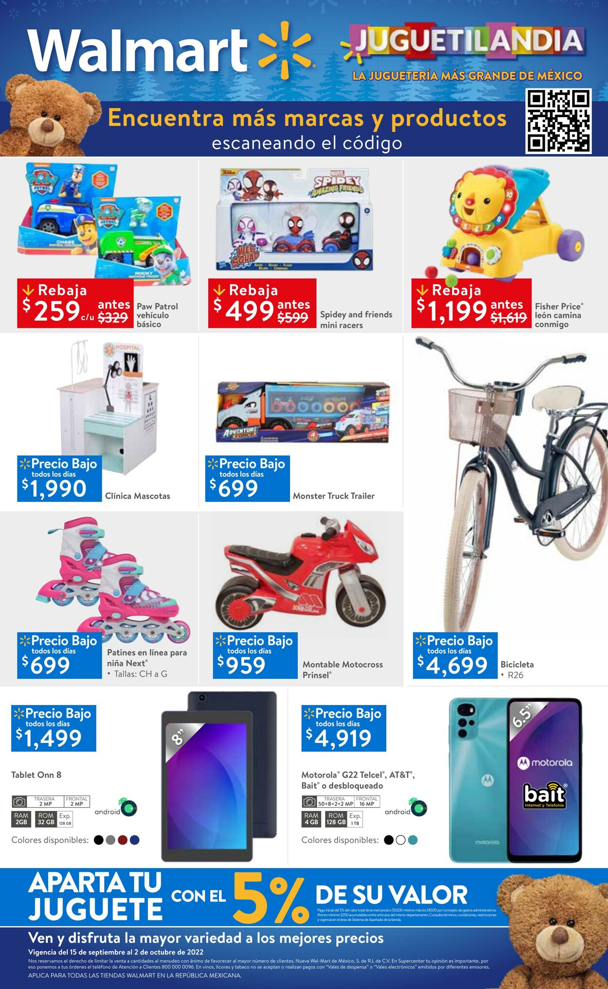 Catálogo Walmart 15.09.2022 - 02.10.2022