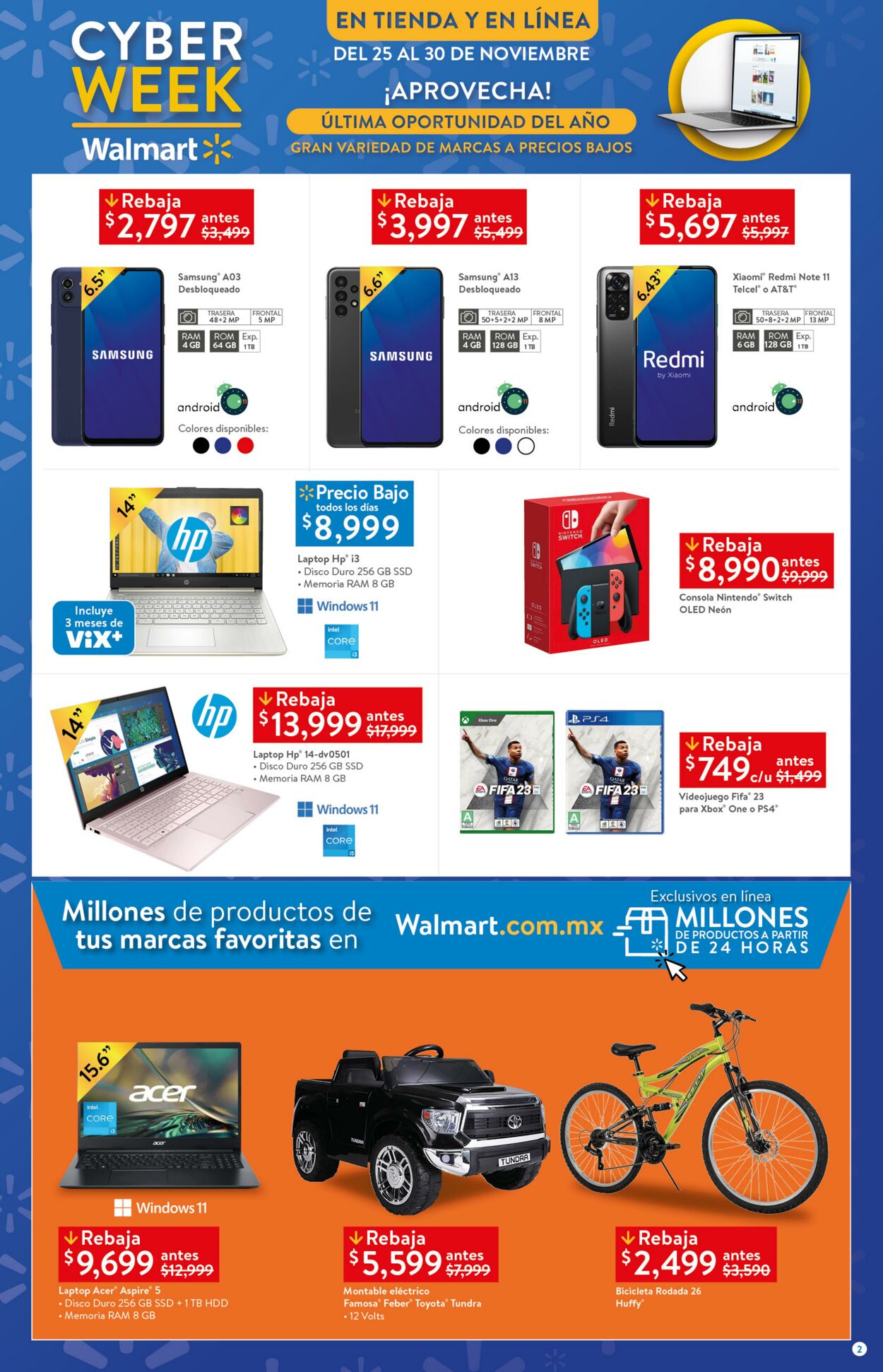 Catálogo Walmart 25.11.2022 - 30.11.2022