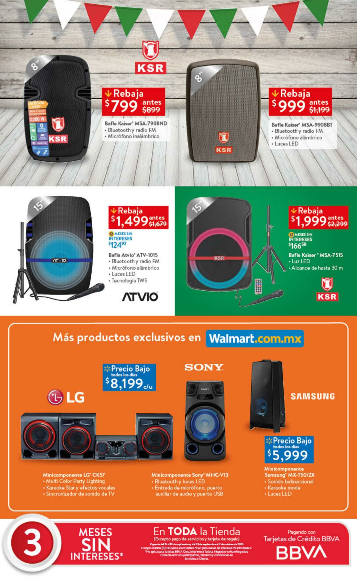 Catálogo Walmart 01.09.2023 - 17.09.2023