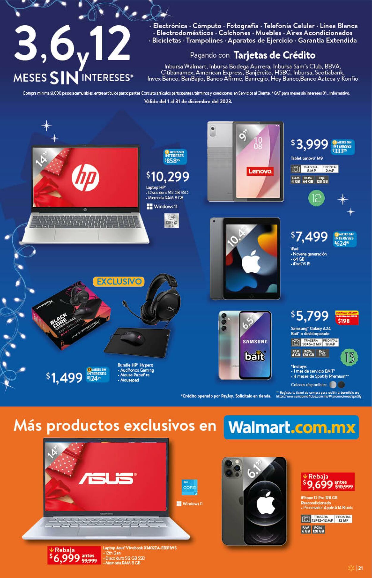 Catálogo Walmart 14.12.2023 - 03.01.2024