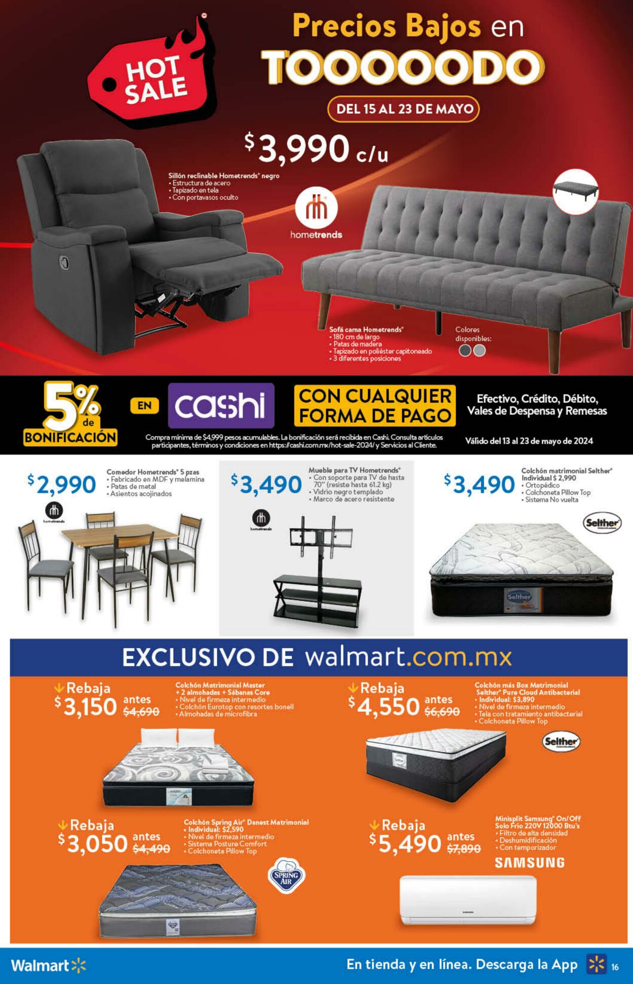 Catálogo Walmart 15.05.2024 - 23.05.2024