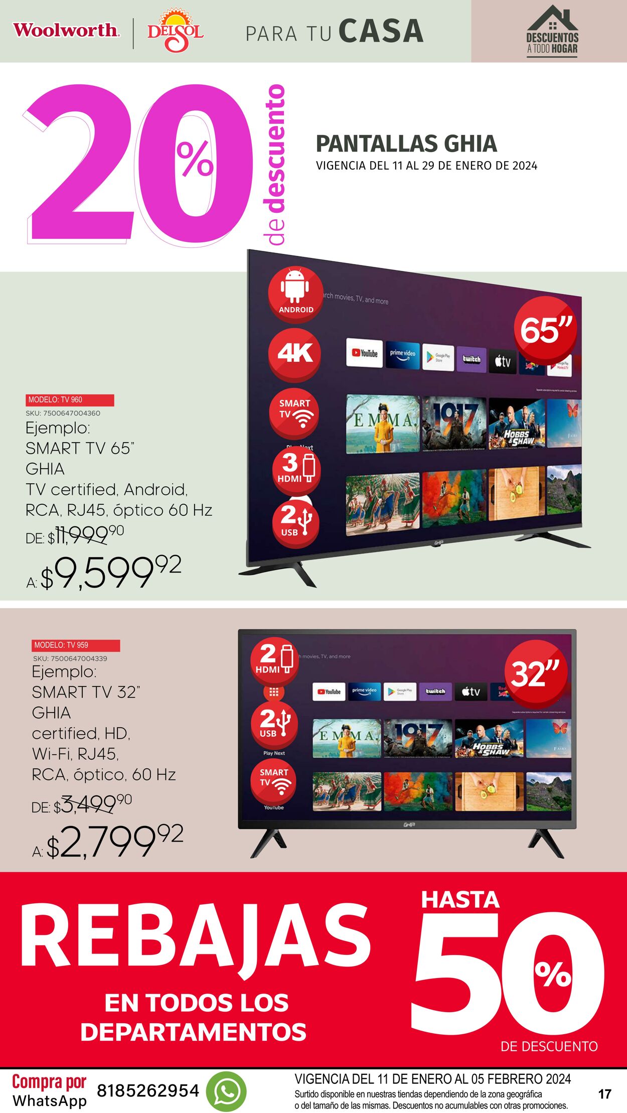 Catálogo Del Sol Woolworth 11.01.2024 - 05.02.2024