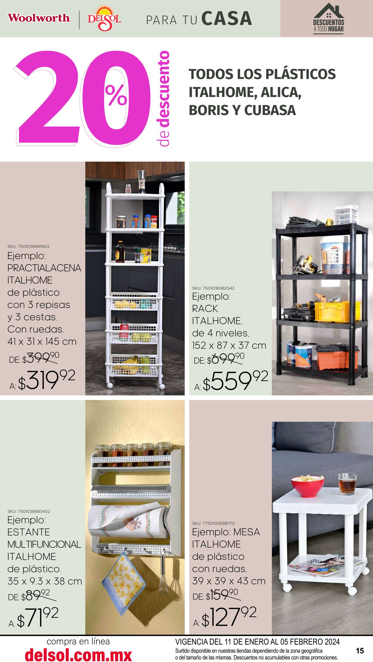 Catálogo Del Sol Woolworth 11.01.2024 - 05.02.2024