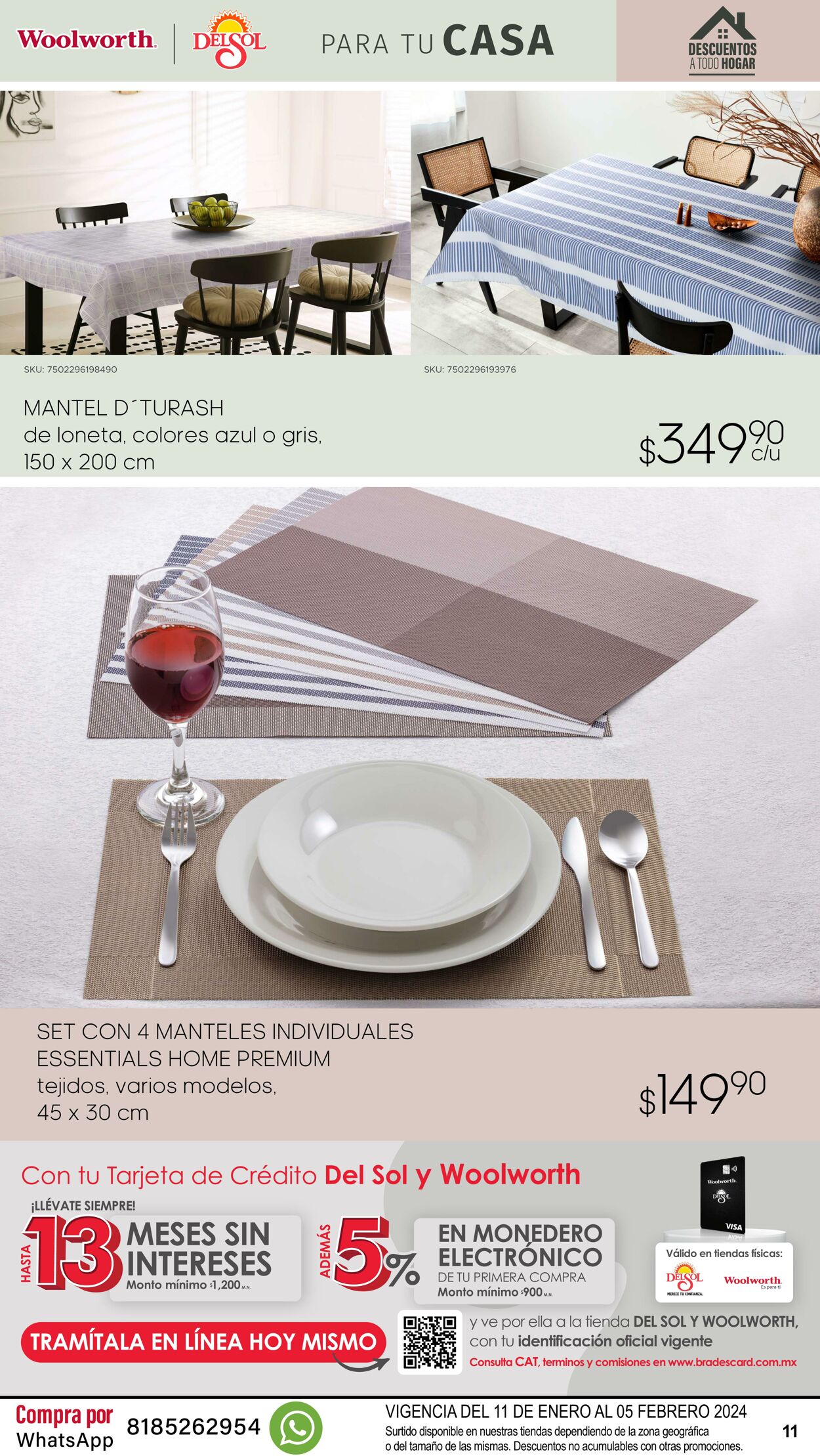 Catálogo Del Sol Woolworth 11.01.2024 - 05.02.2024