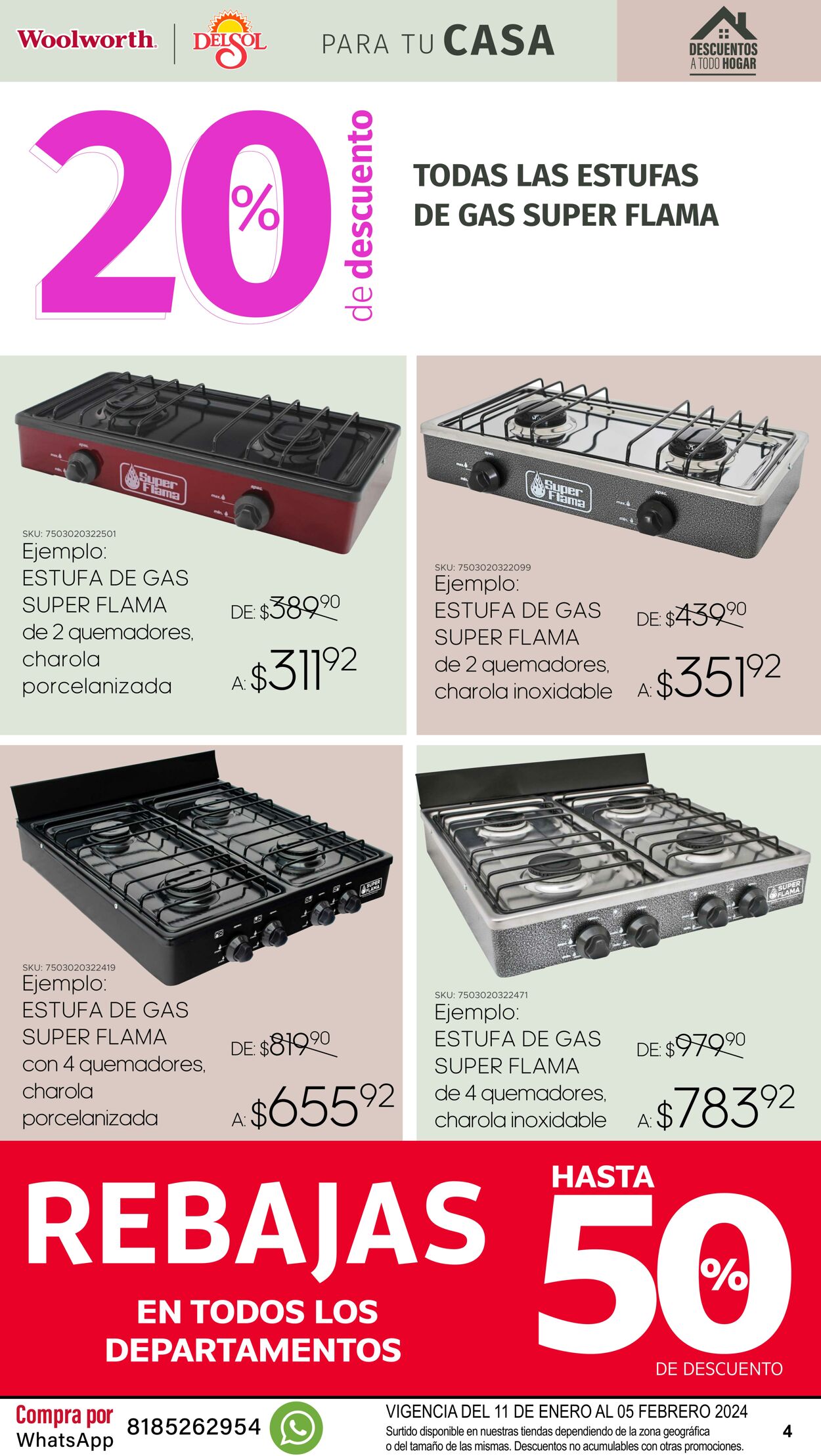 Catálogo Del Sol Woolworth 11.01.2024 - 05.02.2024