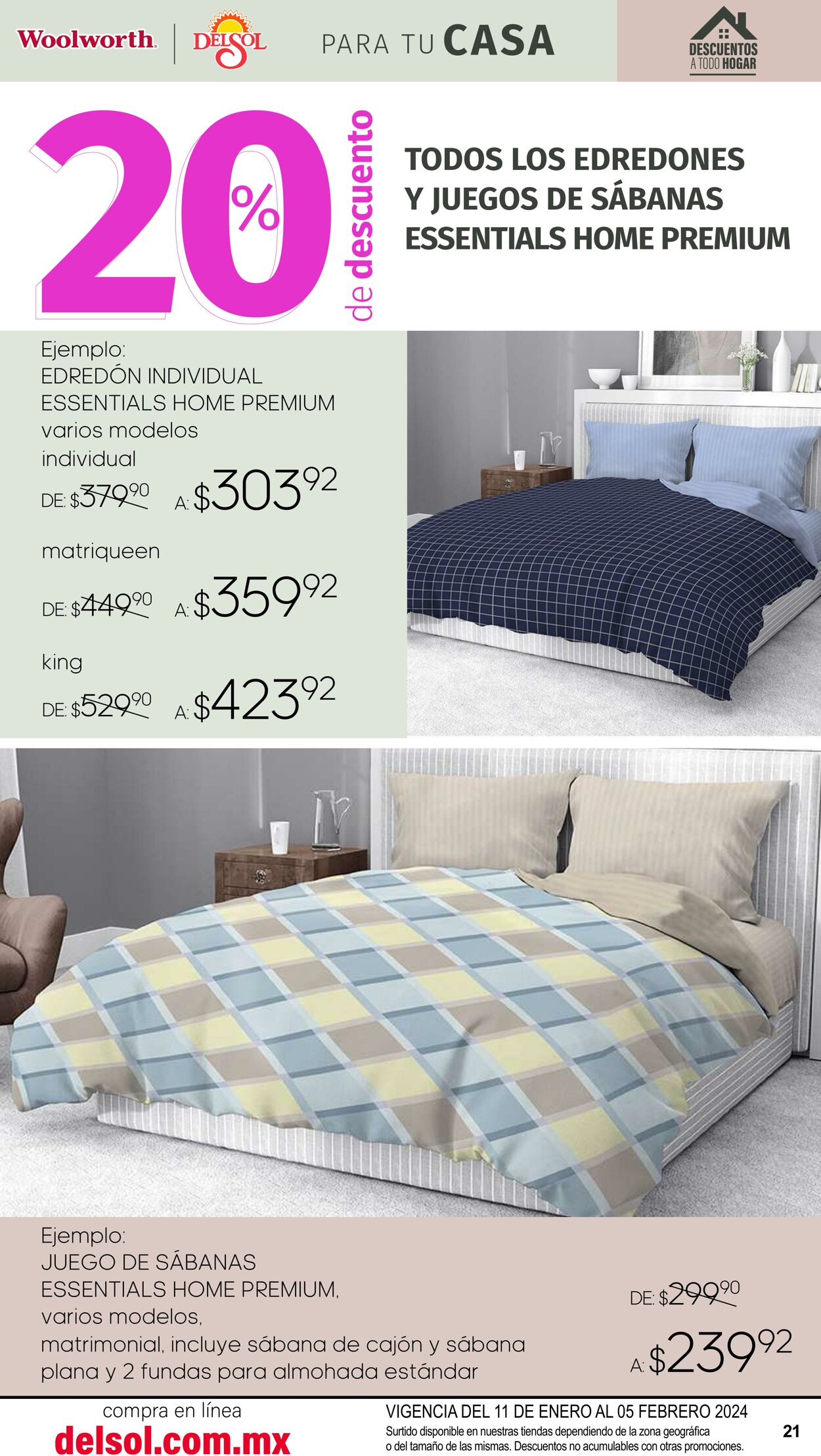 Catálogo Del Sol Woolworth 11.01.2024 - 05.02.2024