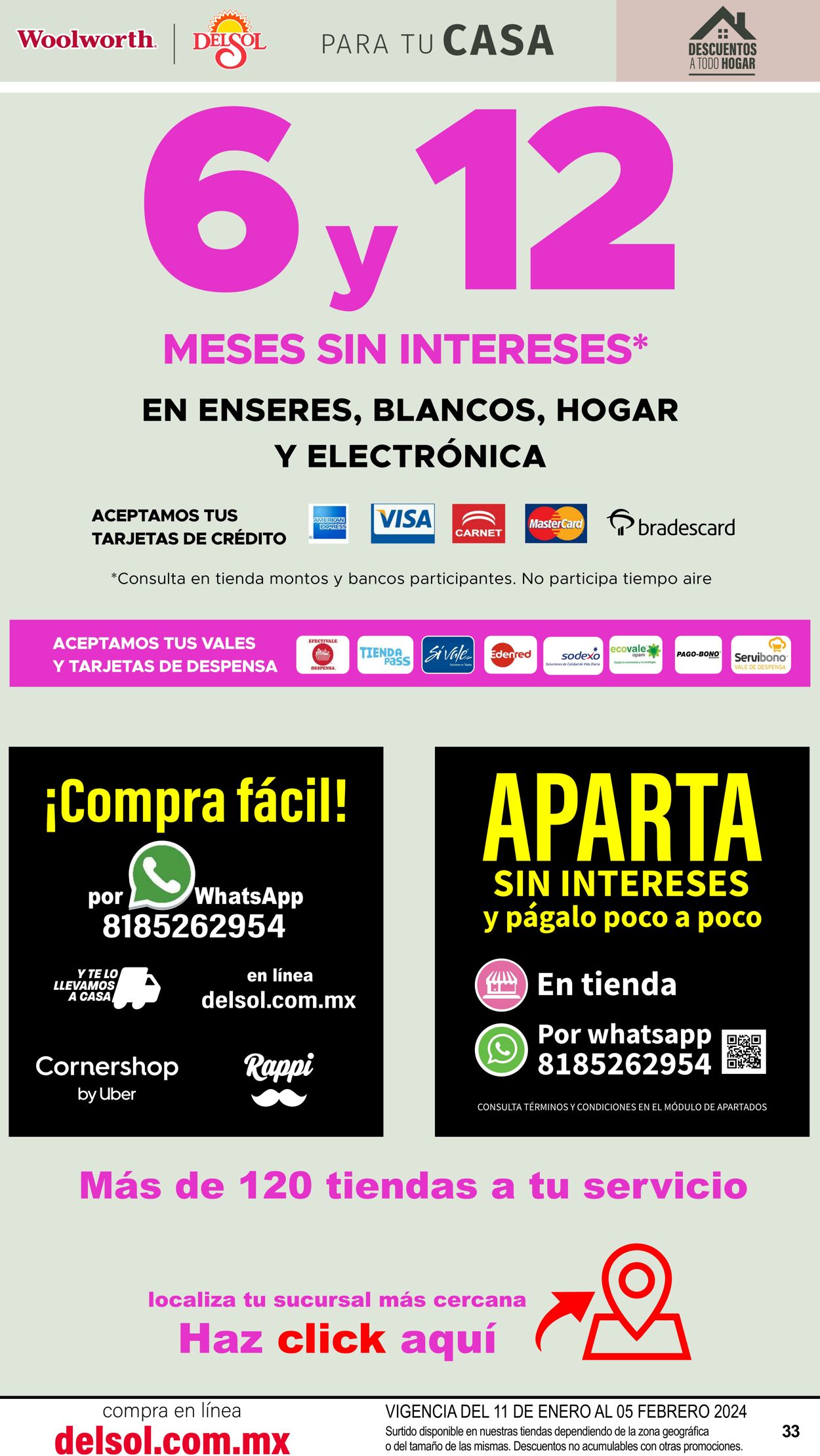 Catálogo Del Sol Woolworth 11.01.2024 - 05.02.2024