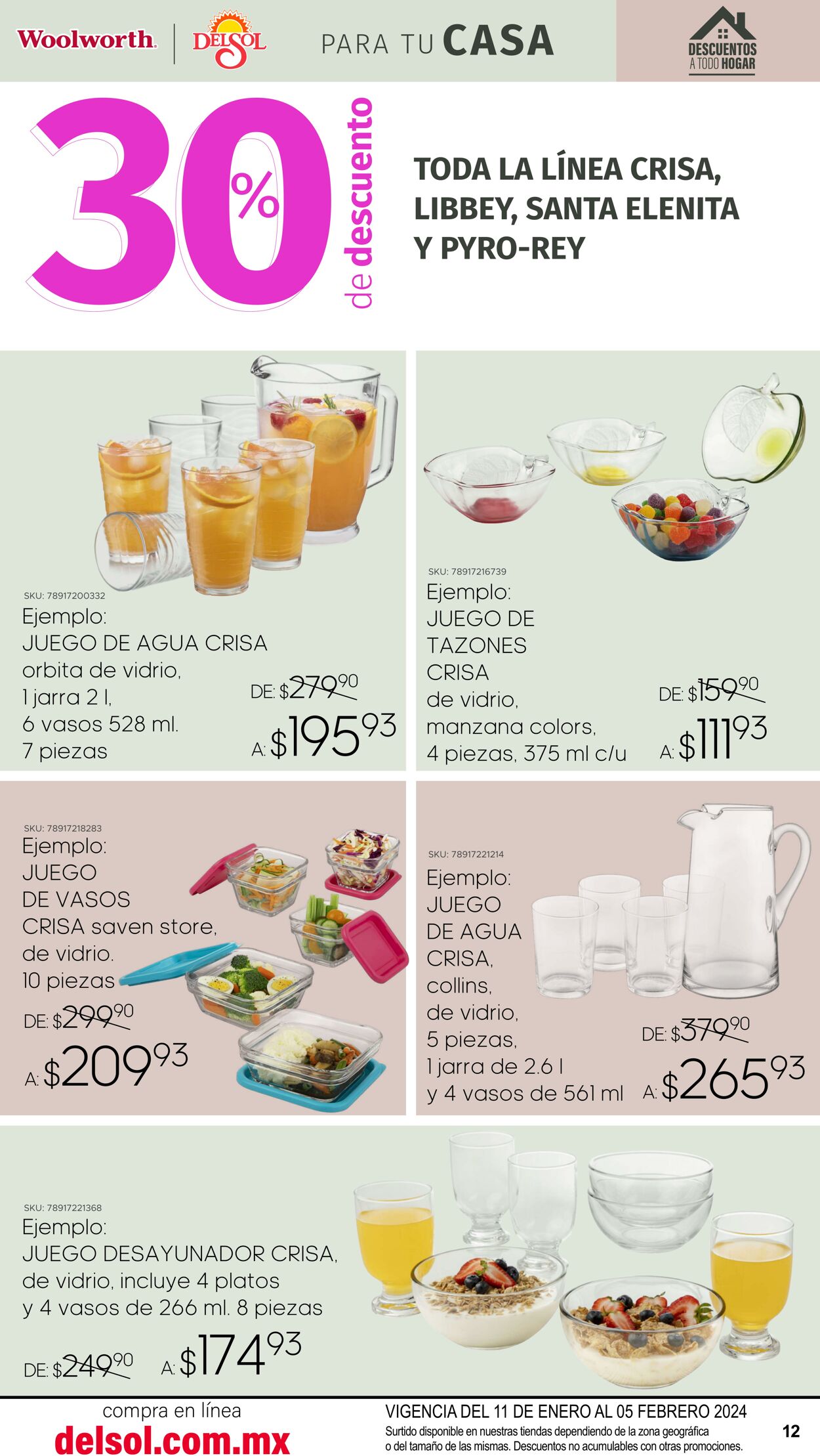 Catálogo Del Sol Woolworth 11.01.2024 - 05.02.2024