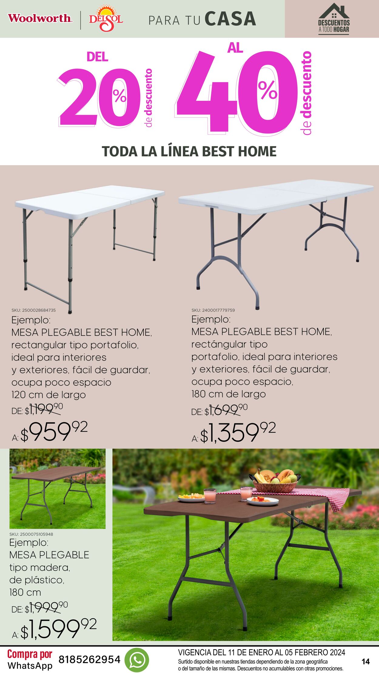 Catálogo Del Sol Woolworth 11.01.2024 - 05.02.2024