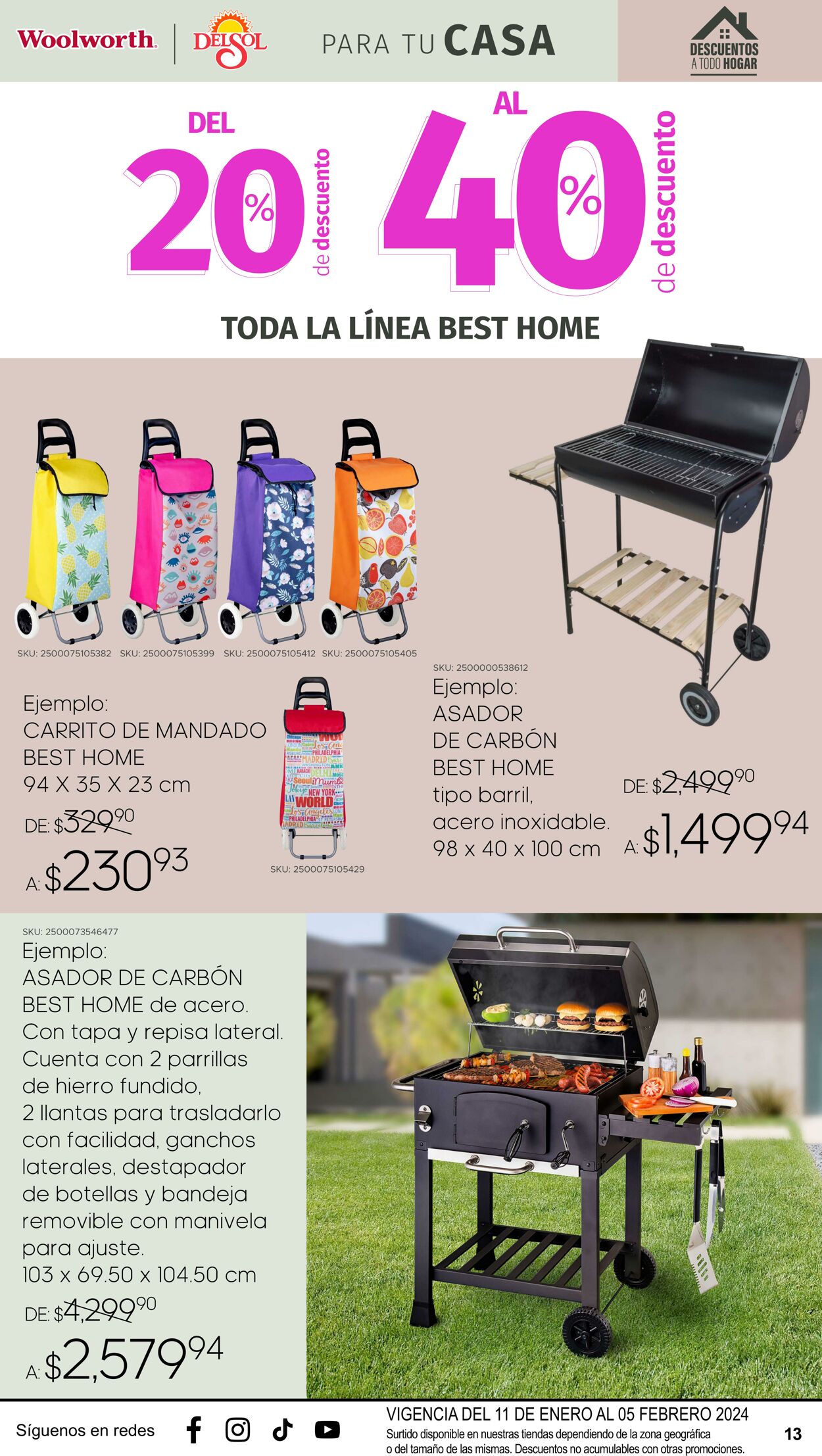 Catálogo Del Sol Woolworth 11.01.2024 - 05.02.2024
