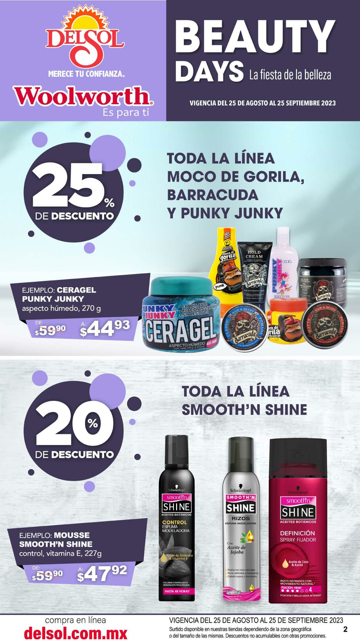 Catálogo Del Sol Woolworth 25.08.2023 - 25.09.2023