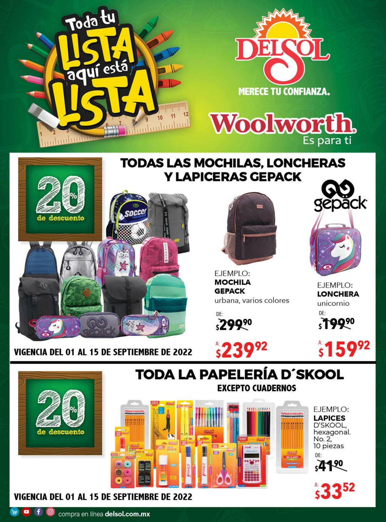 Catálogo Del Sol Woolworth 01.09.2022 - 15.09.2022